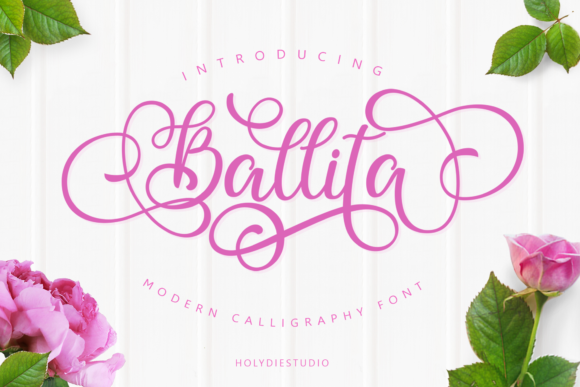 Ballita Script: A Modern Calligraphy Font