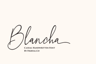 Blancha: A Sweet Handwritten Font for Business Branding