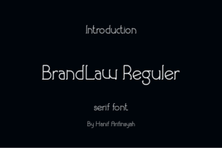 Brandlaw: A Serif Font for Creative Campaigns