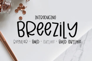 Breezily Font for Creative Makers