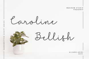 Caroline Bellish Font Review