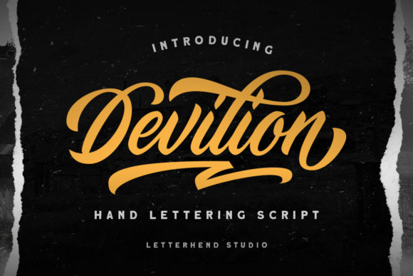 Devilion: A Bold Script Font for Business Branding