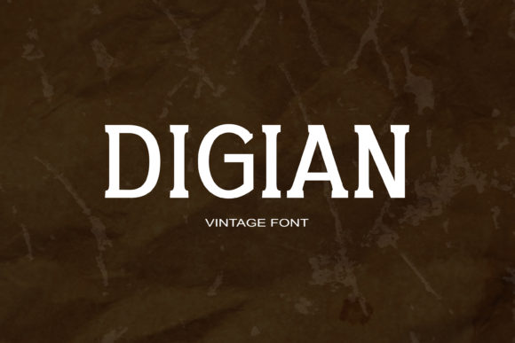 Digian: A Serif Font for Elegant Campaigns