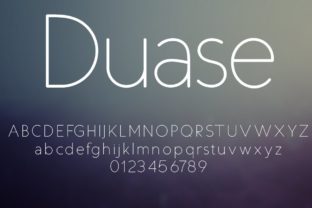 Duase: A Font for Polished Branding