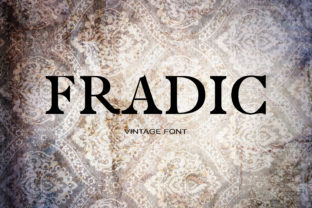 Fradic Font for Editorial Design
