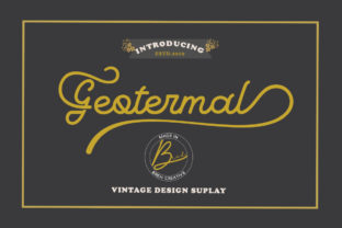 Geotermal Font for Elegant Design
