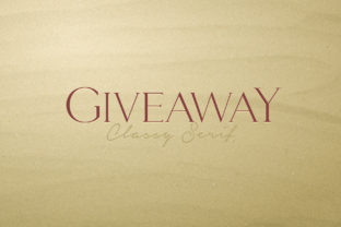 Giveaway Font: Elegant Typography