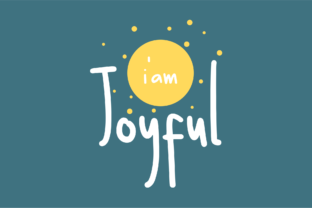 I Am Joyful Font for Business Branding