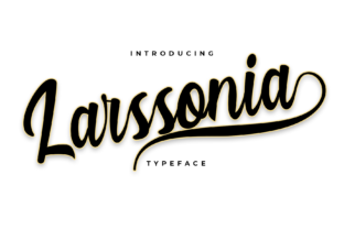Larssonia: A Elegant Script Font