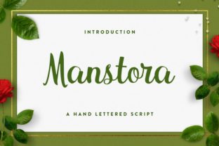 Manstora: A Handwritten Script Font