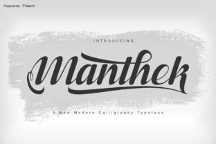 Manthek Font: Elegant Script for Editorial Design
