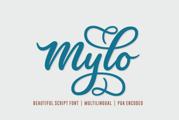 Mylo: A Romantic Script Font for Creative Projects