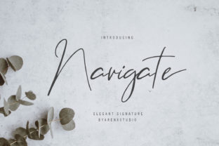 Navigate Font for Creative Design