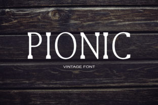 Pionic Font for Web Design