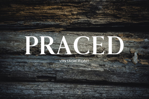 Praced Font: Sophisticated Serif for Digital Campaigns