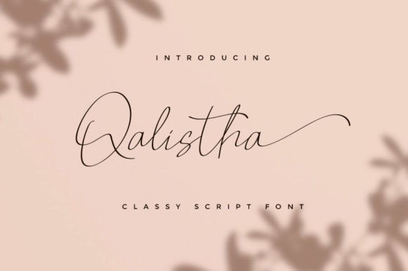 Qalistha Font for Elegant Web Design