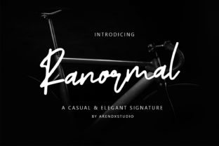 Ranormal Font: Sweet & Cool Handwritten Style