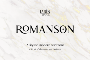 Romanson Font: Elegant Branding for Small Businesses