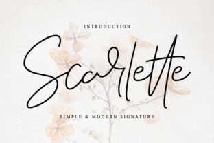 Scarlette Font for Creative Projects