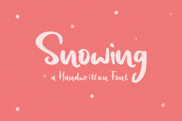 Snowing Font: Winter Design Made Easy