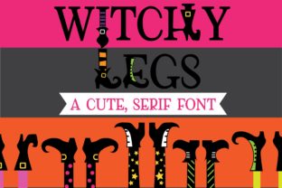 Witchy Legs Font Review