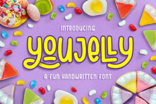 Youjelly Font: Whimsical Design for Makers