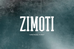 Zimoti: A Bold Serif Font for Creative Projects